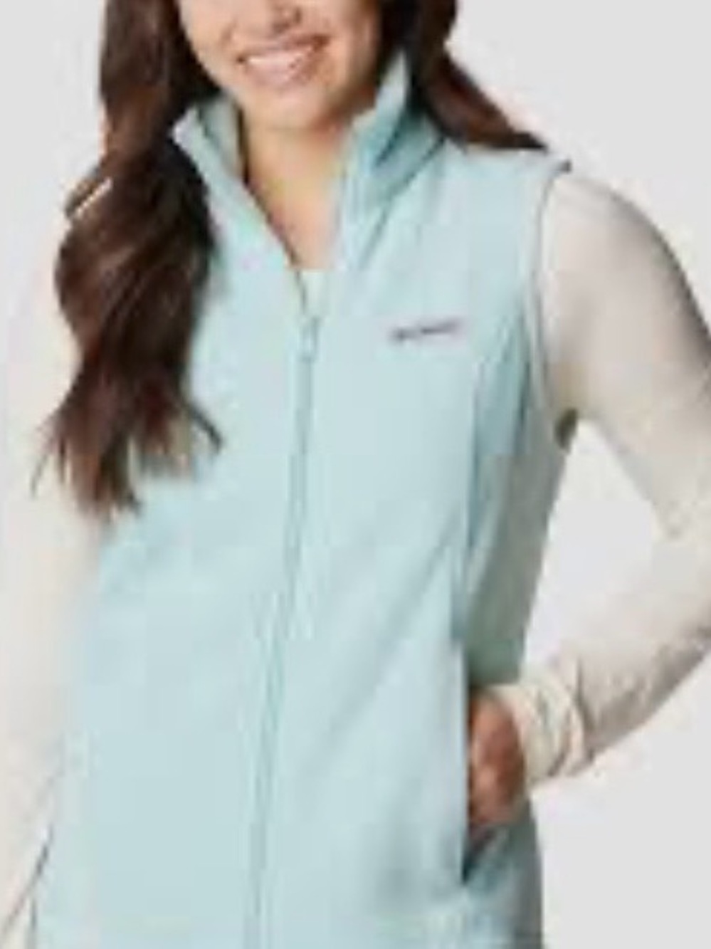 Columbia Teal/Green Fleece Vest